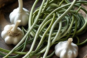 How To Harvest Garlic Scapes
