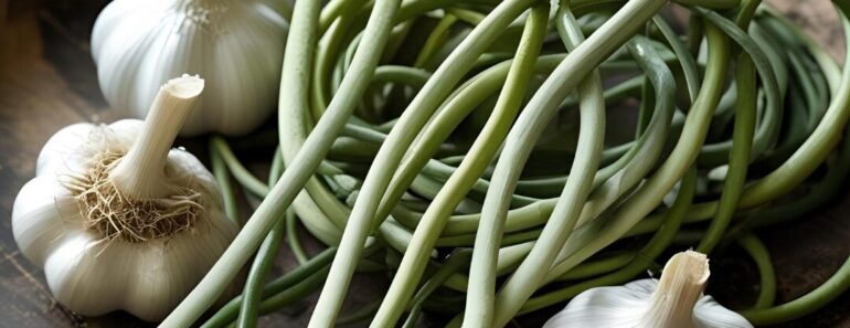 How To Harvest Garlic Scapes